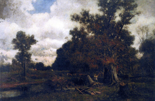 A Bouquet of Oaks, vintage artwork by Charles Henry Miller, 12x8" (A4) Poster