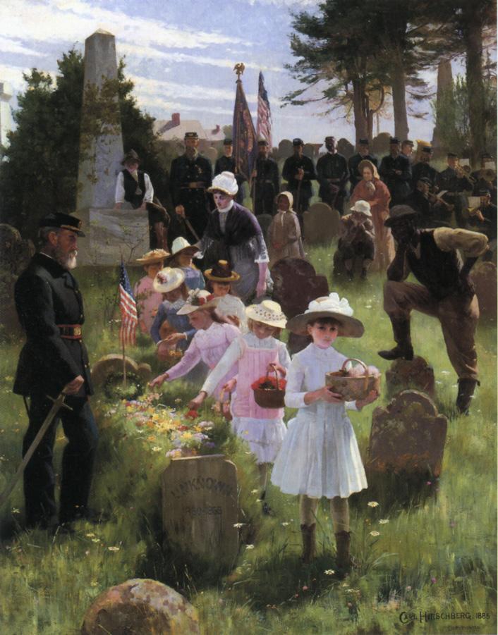 Decoration Day by Carlton Hirschberg,A3(16x12")Poster