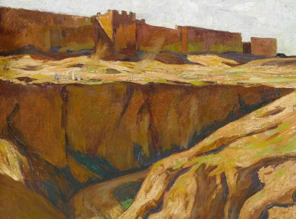 n Marrakesh (Mittagslicht in Marakesch) by Hans Beat Wieland,A3(16x12")Poster