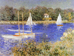 The Basin at Argenteuil, vintage artwork by Claude Monet, 12x8" (A4) Poster