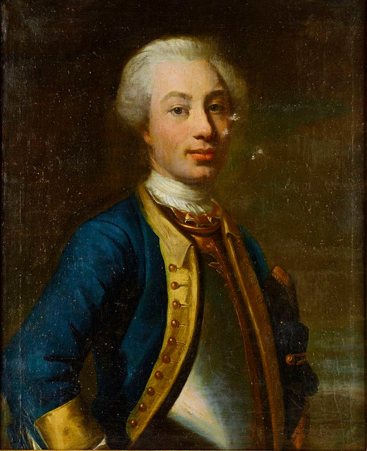 Cornelius Loos, vintage artwork by Johan Henrik Scheffel, 12x8" (A4) Poster