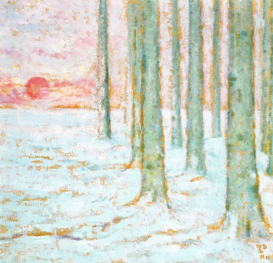 Winter in the Forest by William Degouve de Nuncques,A3(16x12")Poster