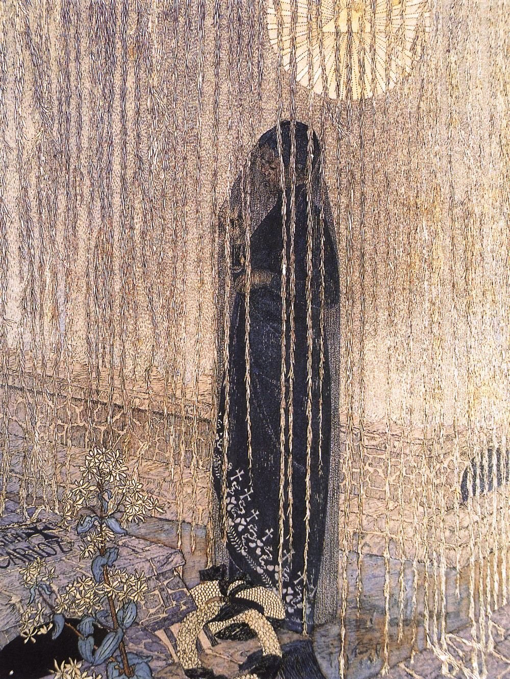 Death Day, vintage artwork by Carlos Schwabe, 12x8" (A4) Poster
