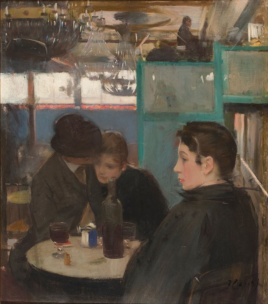 Moulin de la Galette Interior by Ramon Casas y Carbo,A3(16x12")Poster