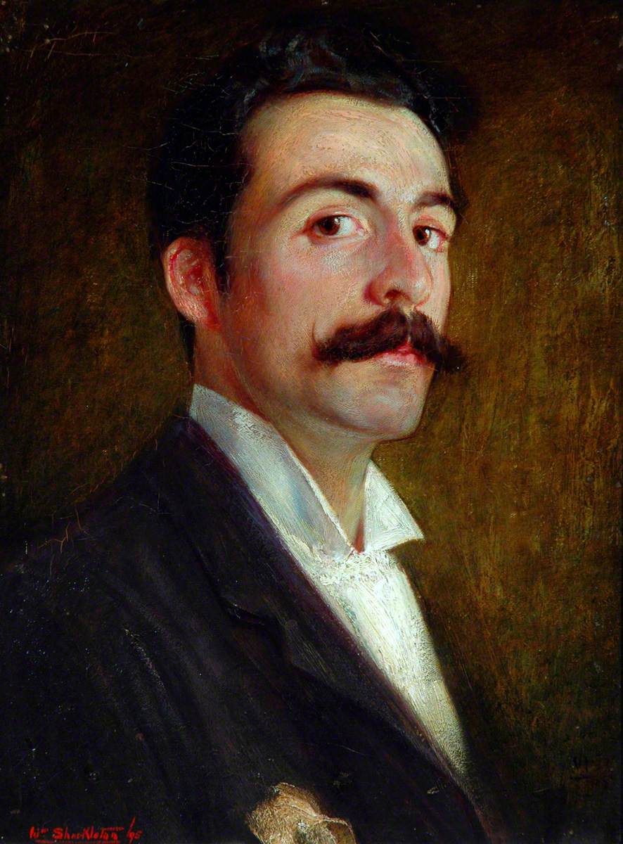 Self Portrait at the Age of 23 by William Shackleton,16x12(A3) Poster
