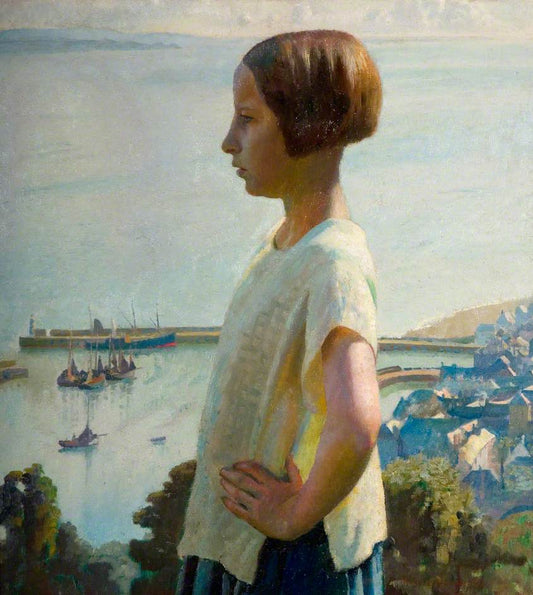 The Little Maiden by Harold Charles Francis Harvey,16x12(A3) Poster
