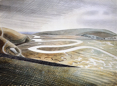 Cuckmere Haven by Eric Ravilious,16x12(A3) Poster