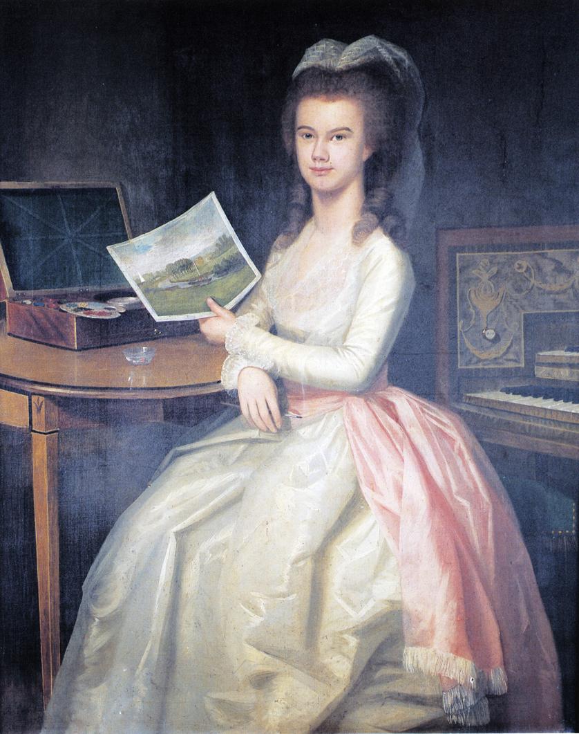 Marianne Drake, vintage artwork by Ralph Earl, 12x8" (A4) Poster