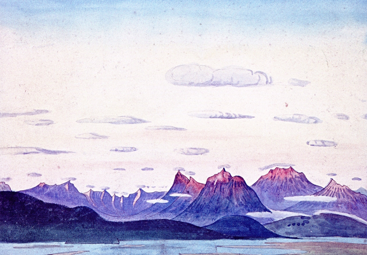 Mountain Peaks by James Dickson Innes,16x12(A3) Poster