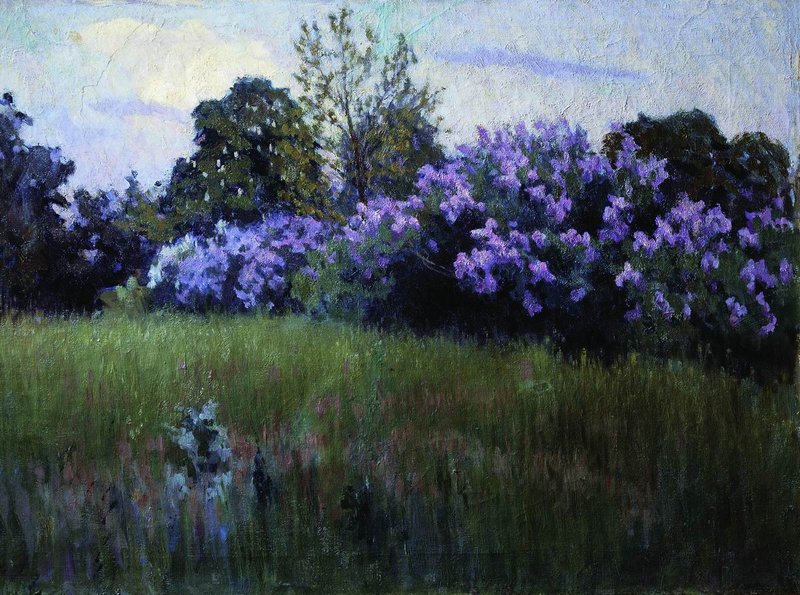 Lilacs in Bloom by Tit Dvornikov,A3(16x12")Poster