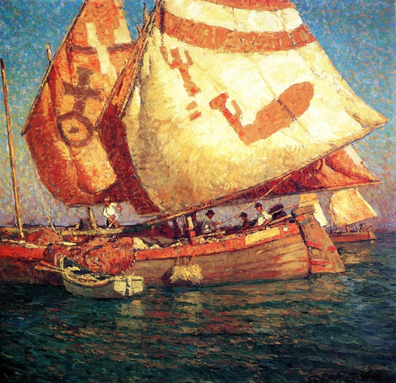 Marco Polo Relic, Adriatic, vintage artwork by Edgar Alwyn Payne, 12x8" (A4) Poster