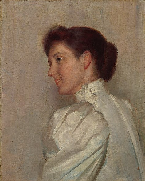 Mrs Leonard Dodds, vintage artwork by Tom Roberts, 12x8" (A4) Poster