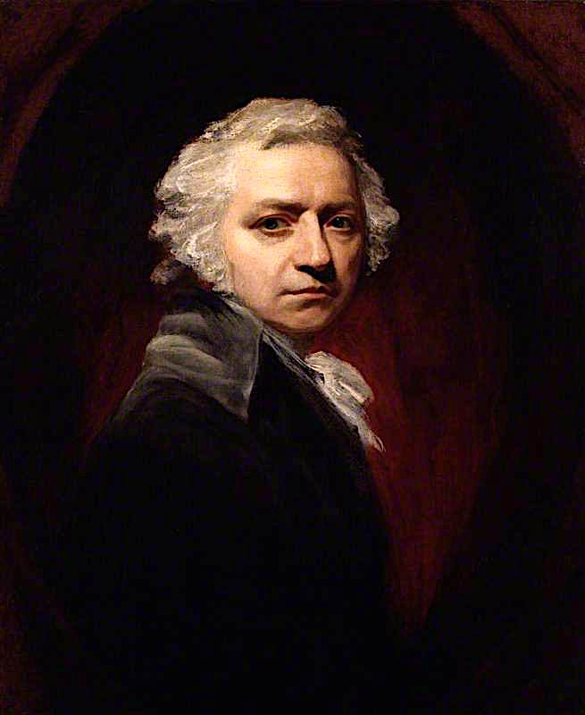 Henry Fuseli, vintage artwork by John Opie, 12x8" (A4) Poster