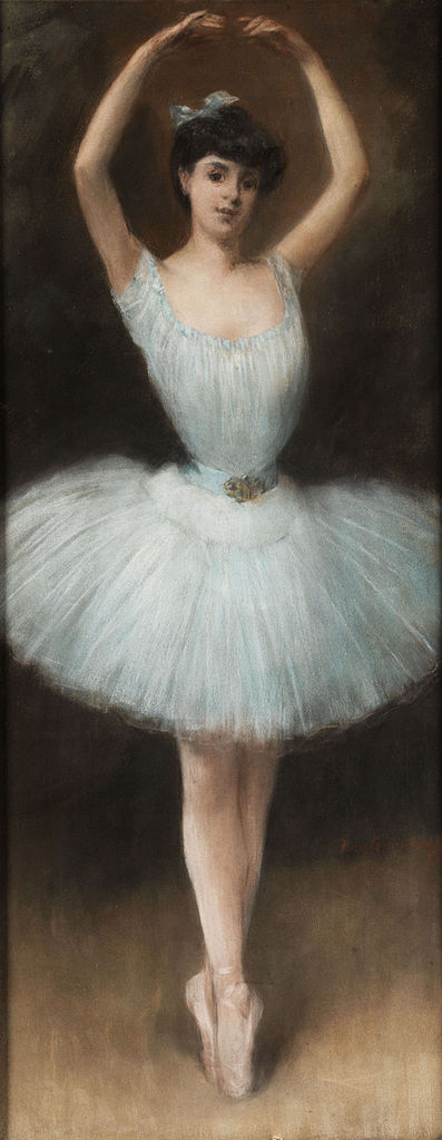 The Ballerina, vintage artwork by Pierre Carrier-Belleuse, 12x8" (A4) Poster