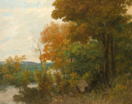 The Forest Edge, vintage artwork by Gustave Courbet, A3 (16x12") Poster Print