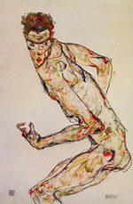 Fighter by Egon Schiele,16x12(A3) Poster