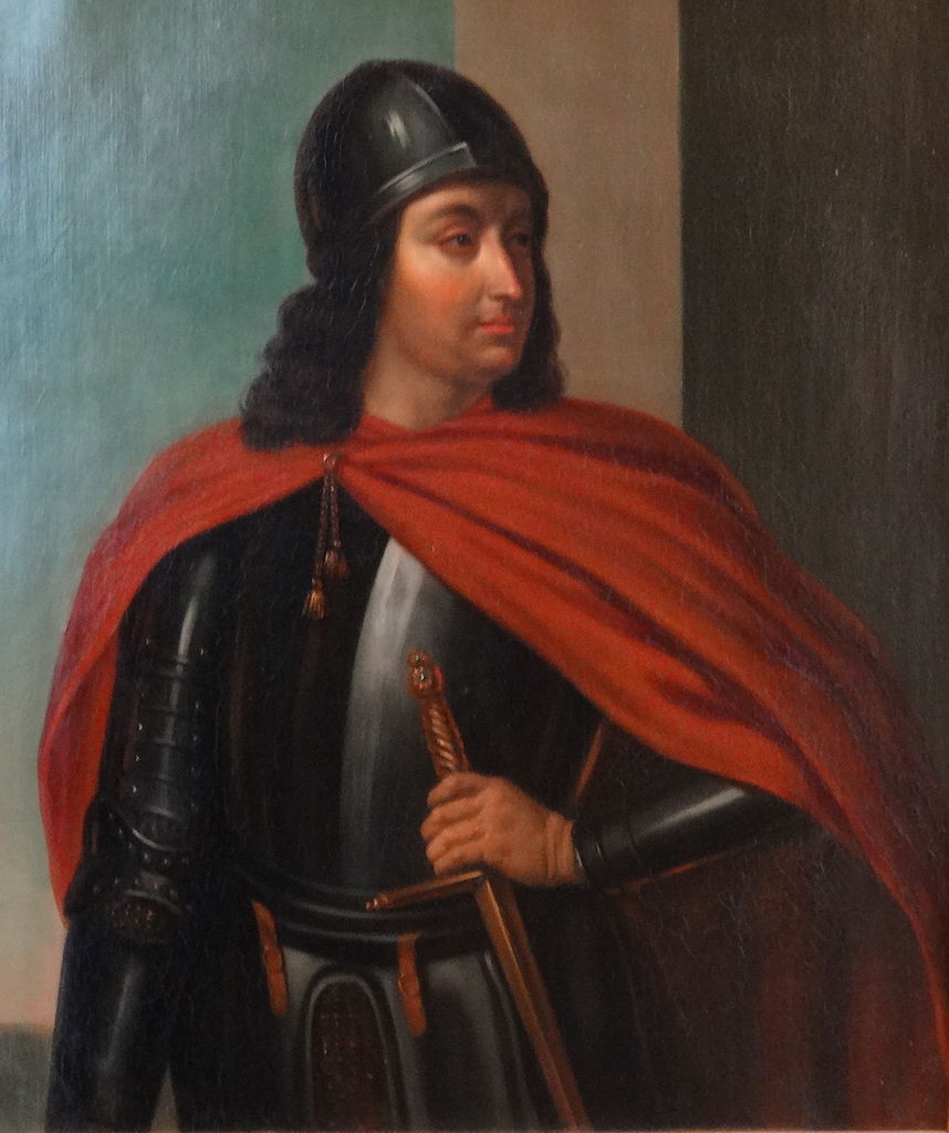 Pierre II de Bourbon, vintage artwork by Auguste de Creuse, A3 (16x12") Poster Print
