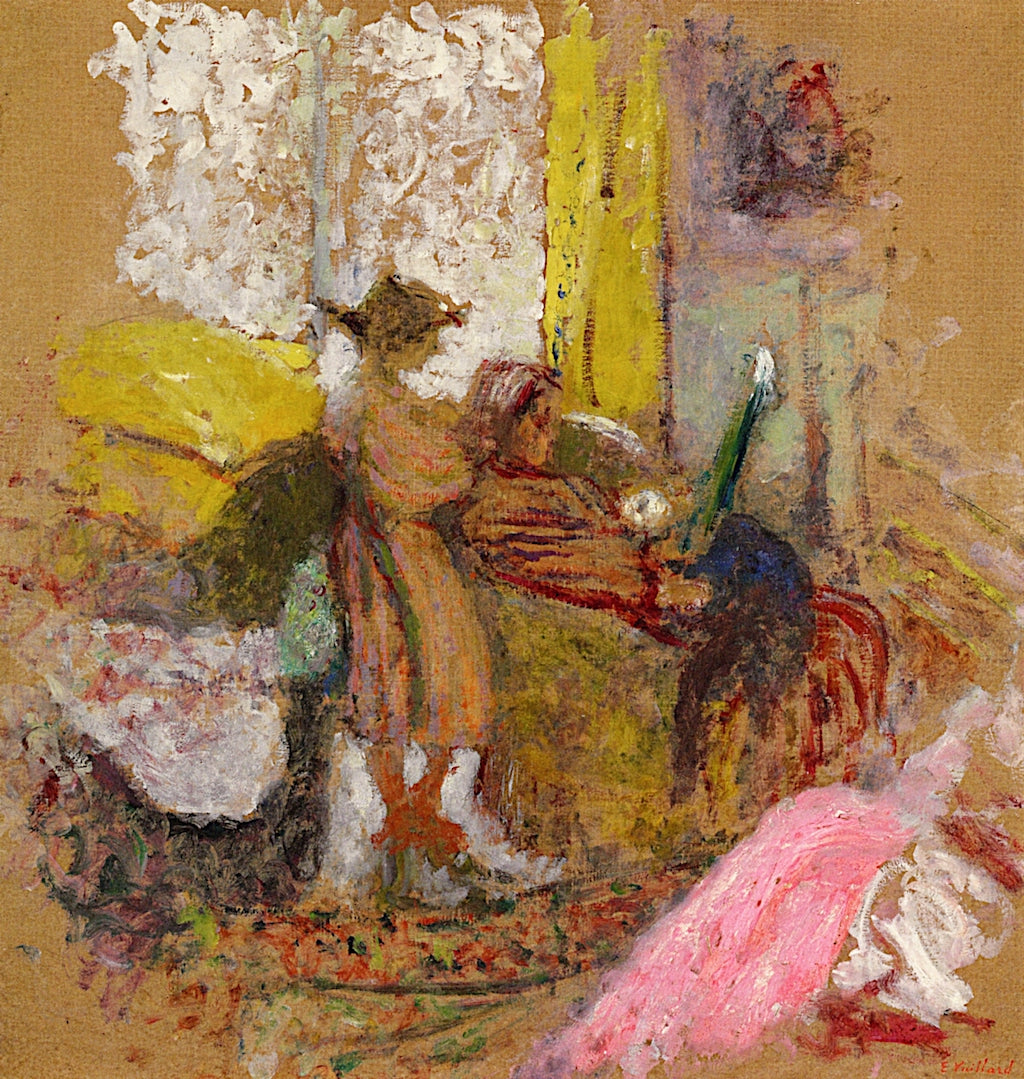 Annette and Her Mother, rue de la Tour by edouard Vuillard,A3(16x12")Poster