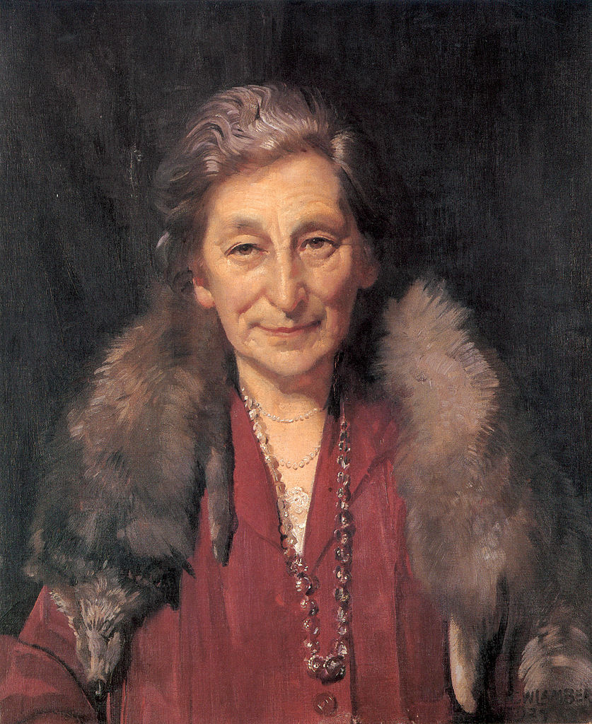 Mrs Annie Murdoch by George W. Lambert,16x12(A3) Poster