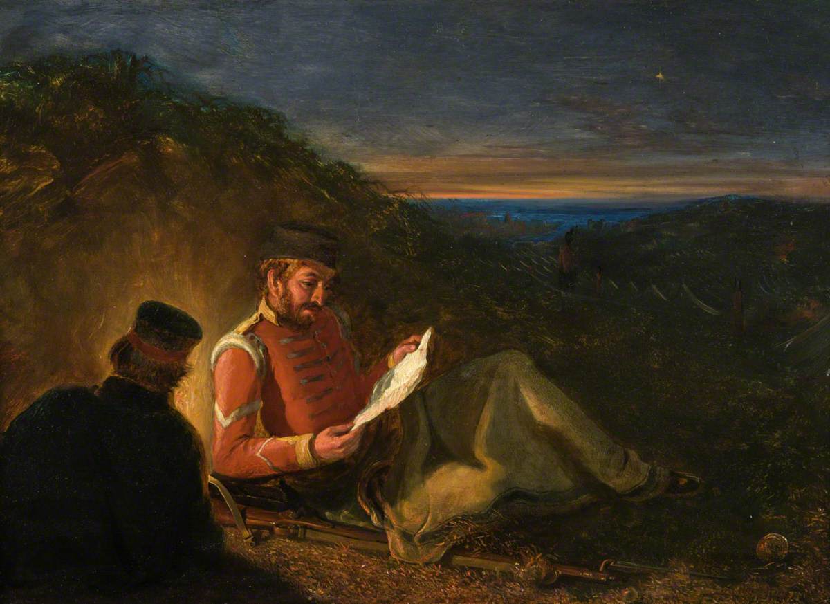 The Home Letter, vintage artwork by William MacDuff, 12x8" (A4) Poster