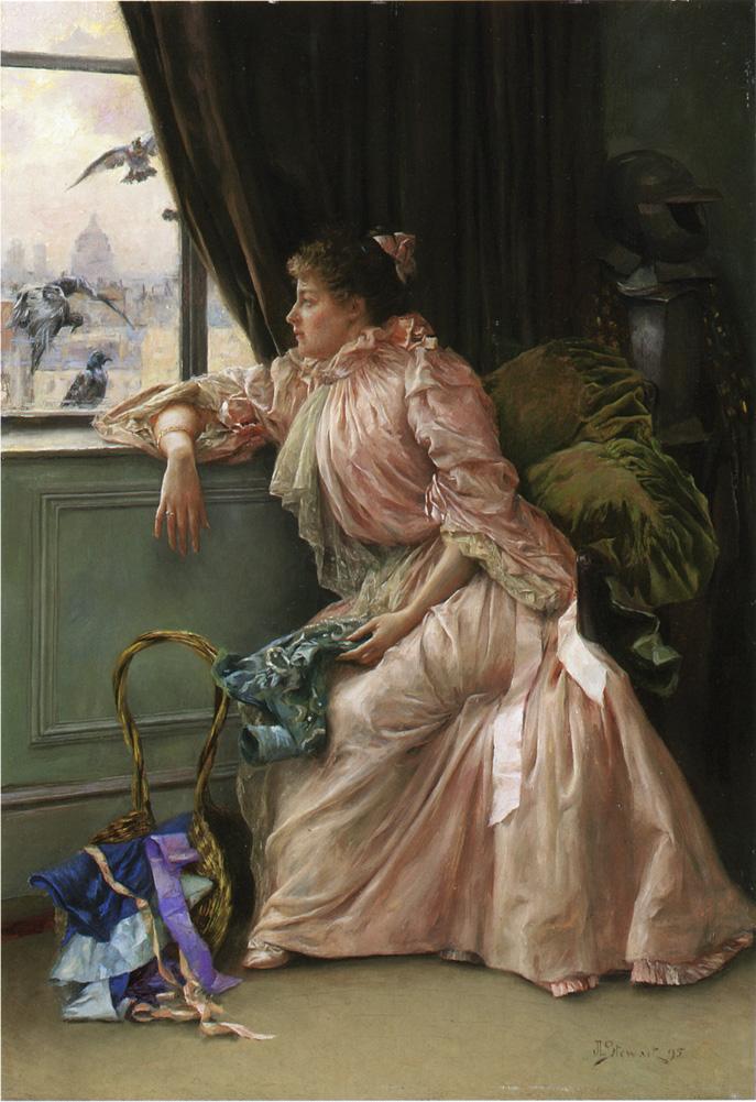Room with a View by Julius LeBlanc Stewart,A3(16x12")Poster