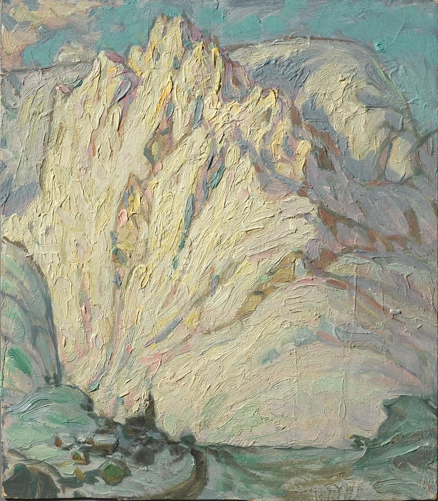 Snowy Mountains. Study from Lofoten by Anna Boberg,A3(16x12")Poster