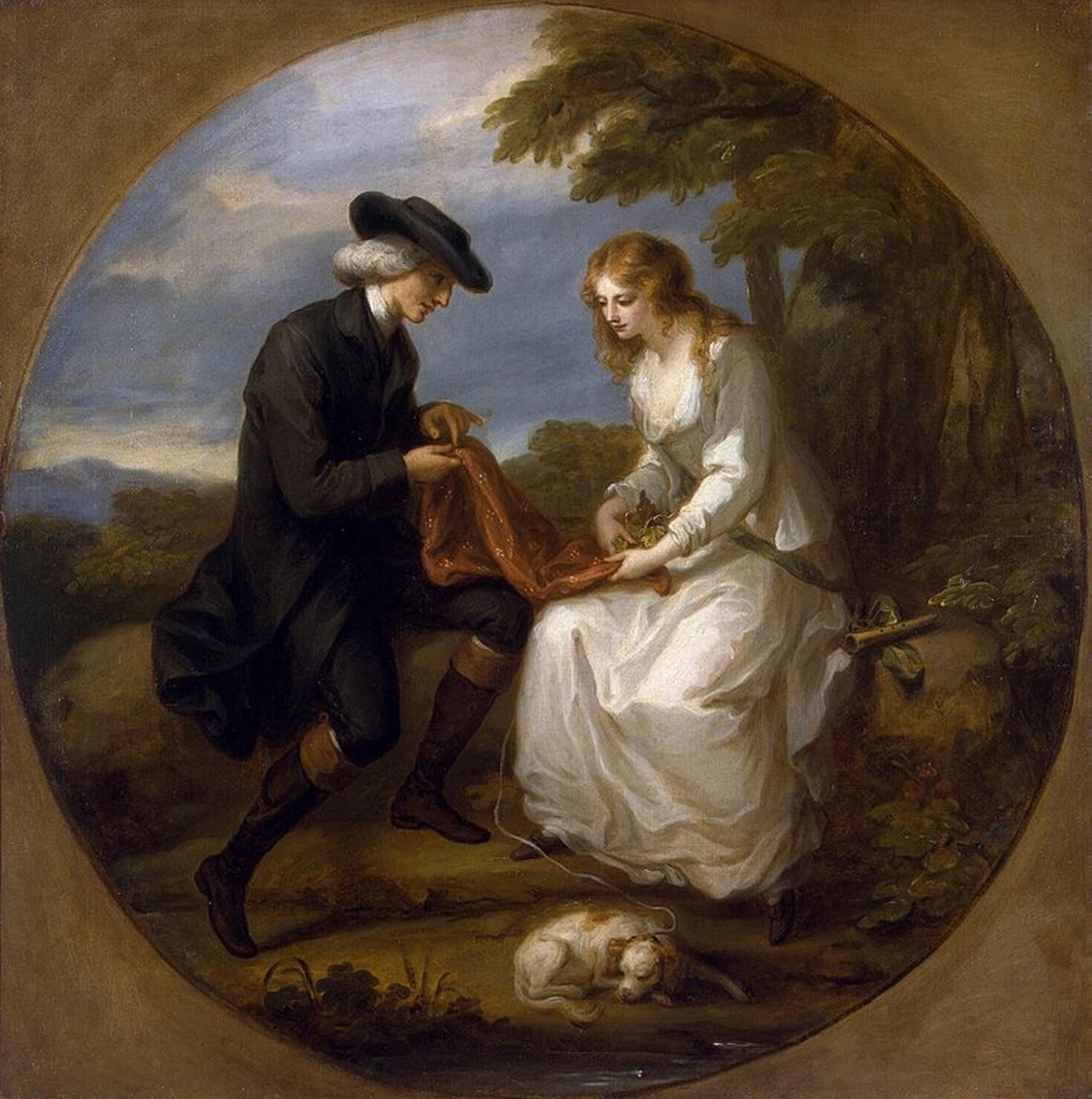 Insane Mary, vintage artwork by Angelica Kauffmann, 12x8" (A4) Poster