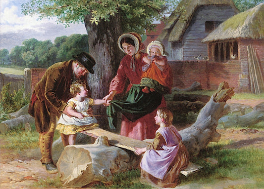 In Training for the Derby , vintage artwork by William Henry Knight, 12x8" (A4) Poster