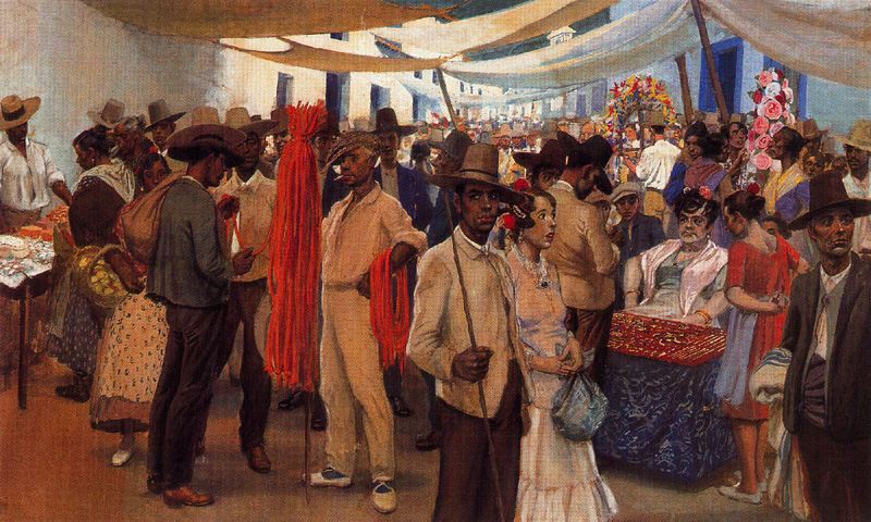 Fair in Priego by Adolfo Lozano Sidro,16x12(A3) Poster