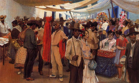 Fair in Priego by Adolfo Lozano Sidro,16x12(A3) Poster