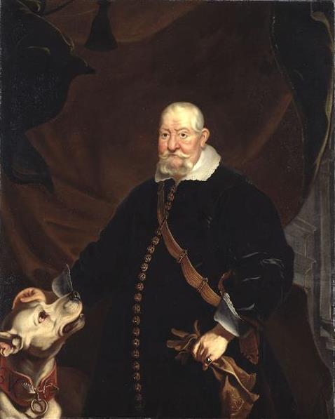 Johann Georg I., Prince-Elector of Saxony, vintage artwork by Frans Luyckx, 12x8" (A4) Poster