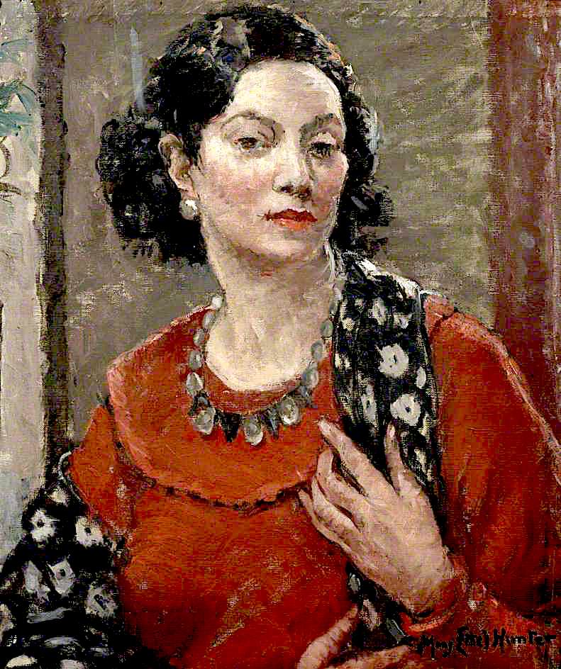 Marita, vintage artwork by Mary Ethel Hunter, 12x8" (A4) Poster
