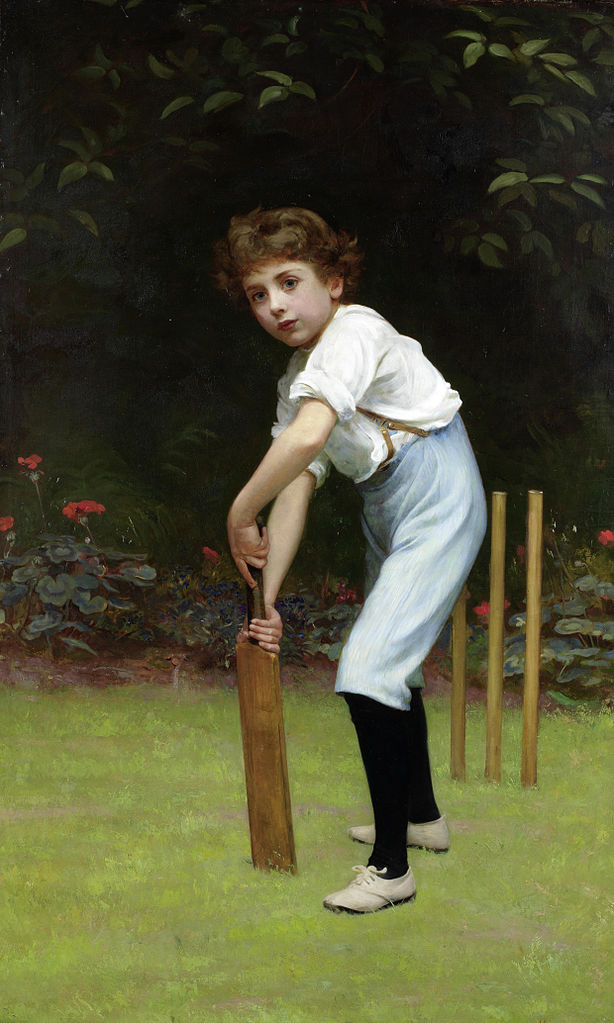 Captain of the Eleven, vintage artwork by Philip Hermogenes Calderon, 12x8" (A4) Poster