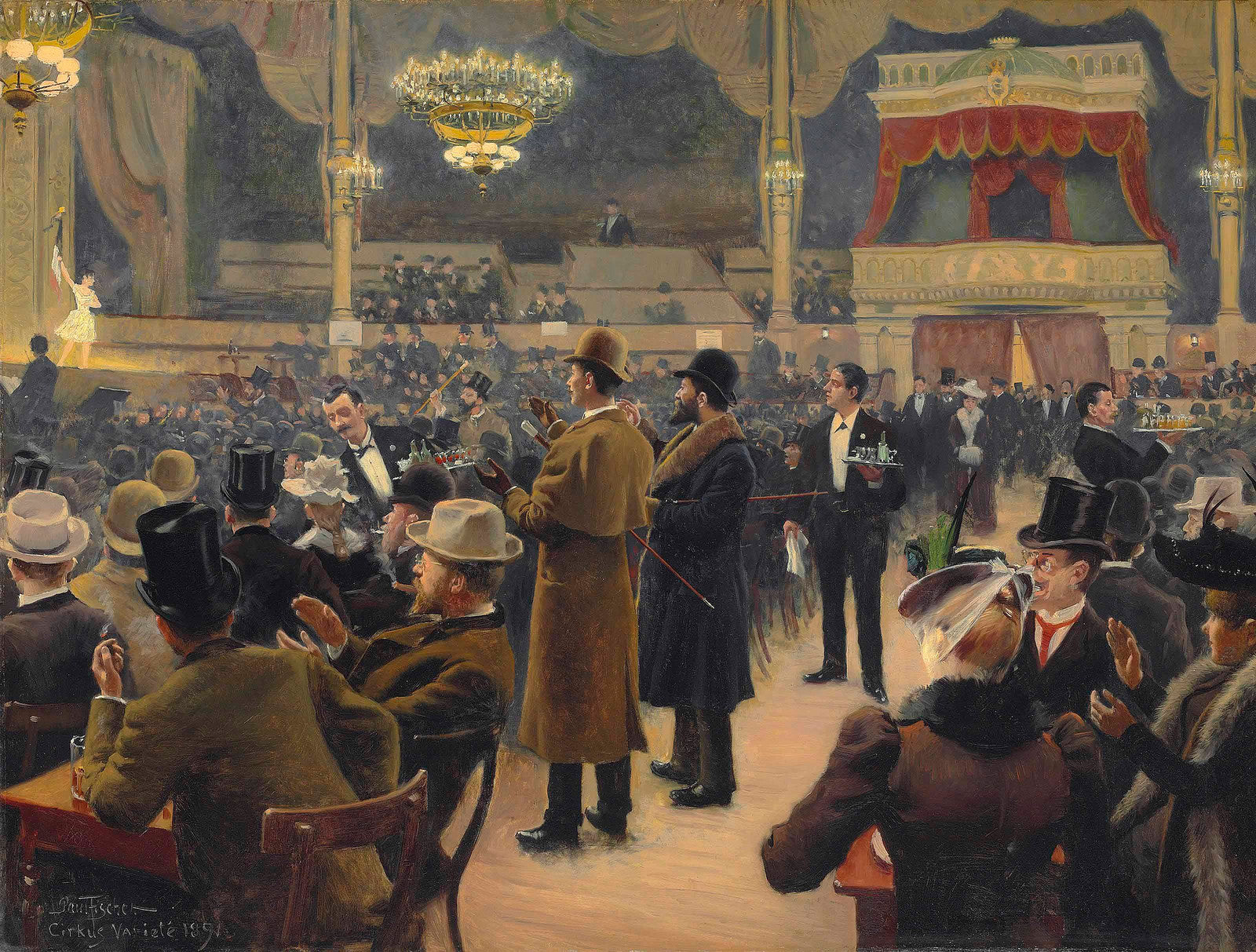 sbygningen, Jernbanegade, Copenhagen by Paul-Gustave Fischer,A3(16x12")Poster