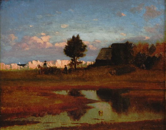 Seaside Homestead, vintage artwork by Winckworth Allan Gay, A3 (16x12") Poster Print