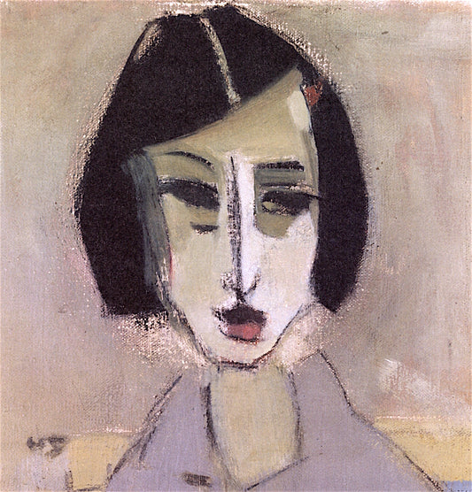 Göta, vintage artwork by Helene Schjerfbeck, 12x8" (A4) Poster