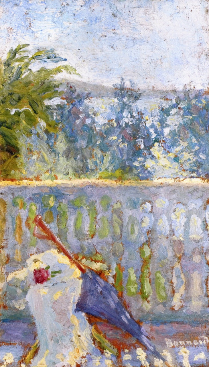 Balcony and Umbrella by edouard Vuillard,A3(16x12")Poster