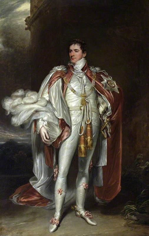 The Honourable Sir Arthur Paget, vintage artwork by John Hoppner, 12x8" (A4) Poster