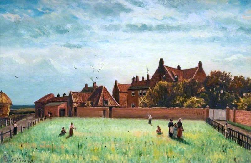 Bents House, vintage artwork by Duncan Fraser McLea, 12x8" (A4) Poster