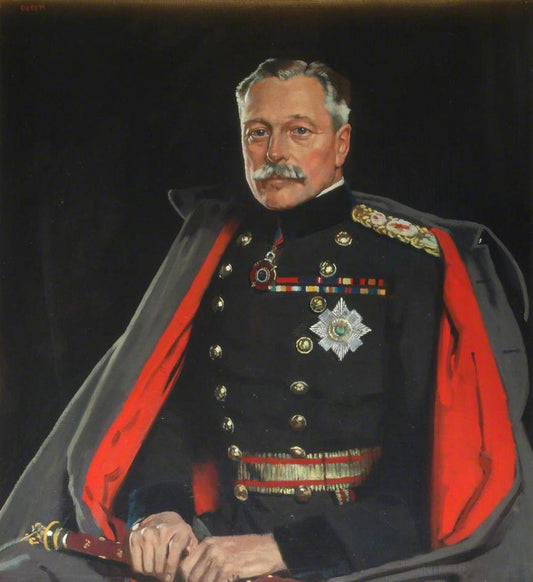 First Earl Haig, Field Mrshall, vintage artwork by Sir William Orpen, R.A., R.H.A., 12x8" (A4) Poster