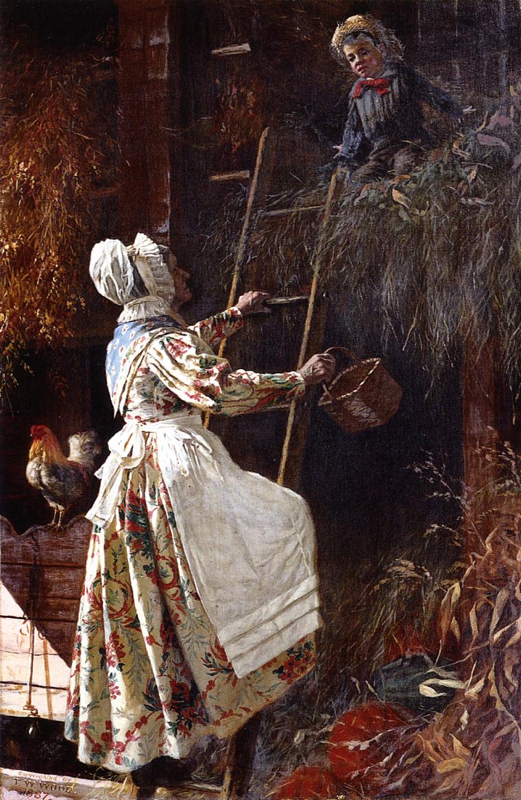 Not an Egg, vintage artwork by Thomas Waterman Wood, 12x8" (A4) Poster