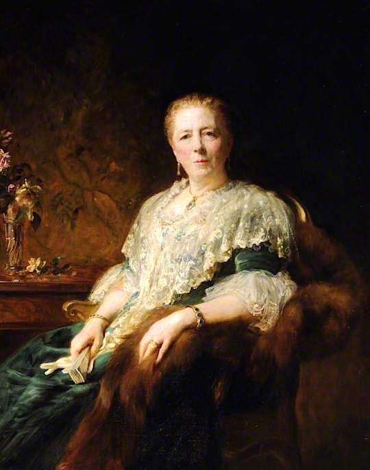 Lady Emma Stephenson, vintage artwork by Arthur Stockdale Cope, 12x8" (A4) Poster