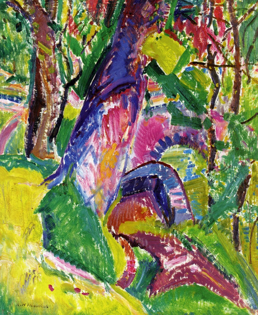 Bridte Landscape #2 by Alfred Henry Maurer,A3(16x12")Poster