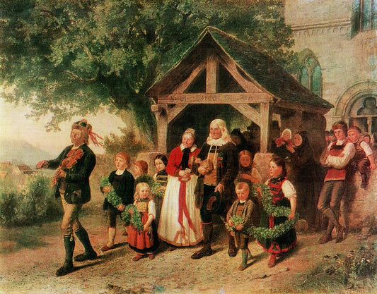 The Golden Anniversary, vintage artwork by Hubert Salentin, 12x8" (A4) Poster