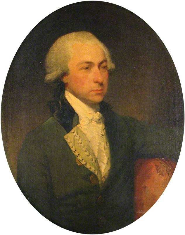 The Honourable Frederick Robinson (1746–1792), vintage artwork by Gilbert Stuart, 12x8" (A4) Poster