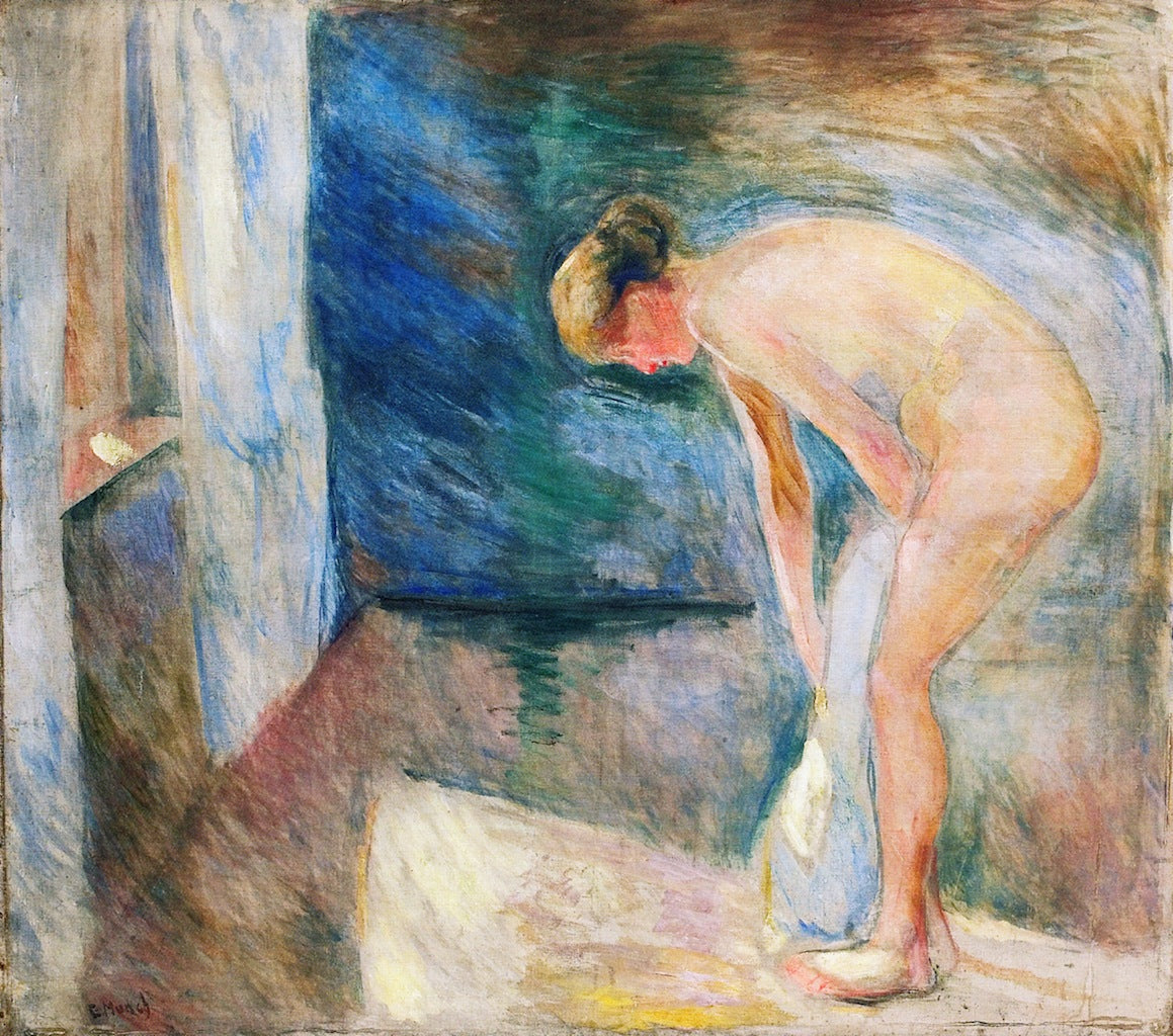 After the Bath by Edvard Munch,A3(16x12")Poster