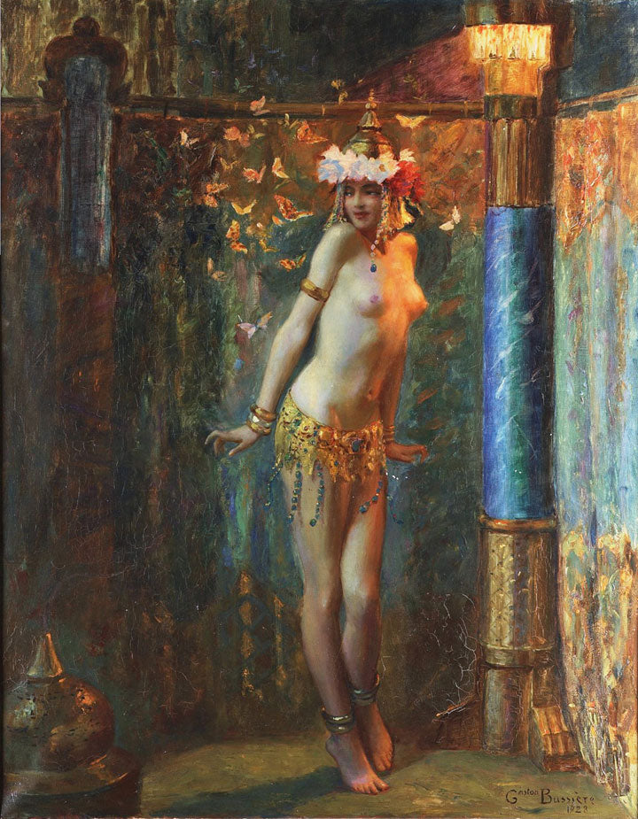 The Butterflies by Gaston Bussiere,A3(16x12")Poster