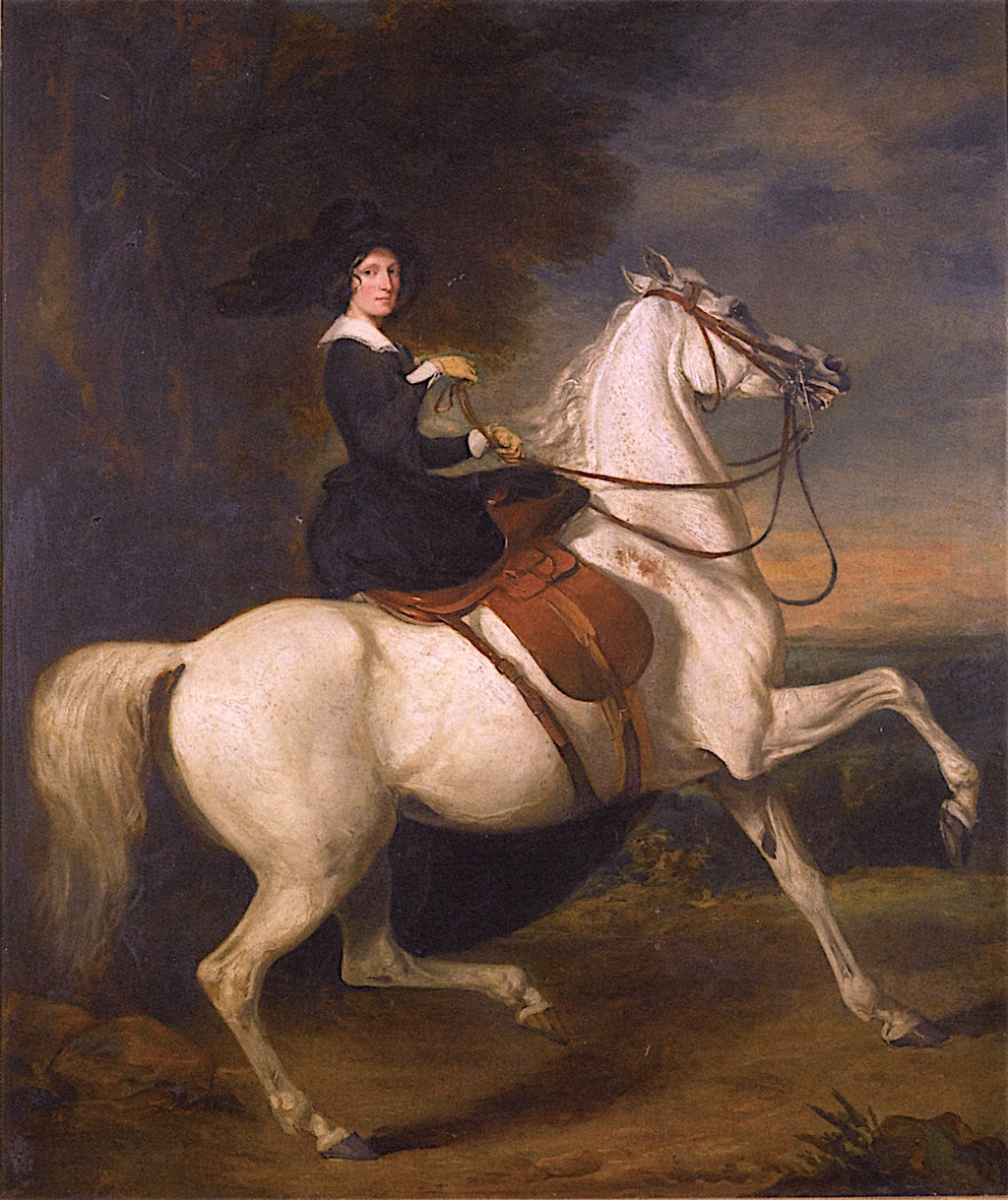 The Hon. Mrs. J. Wortley, vintage artwork by Sir Francis Grant, P.R.A., A3 (16x12") Poster Print