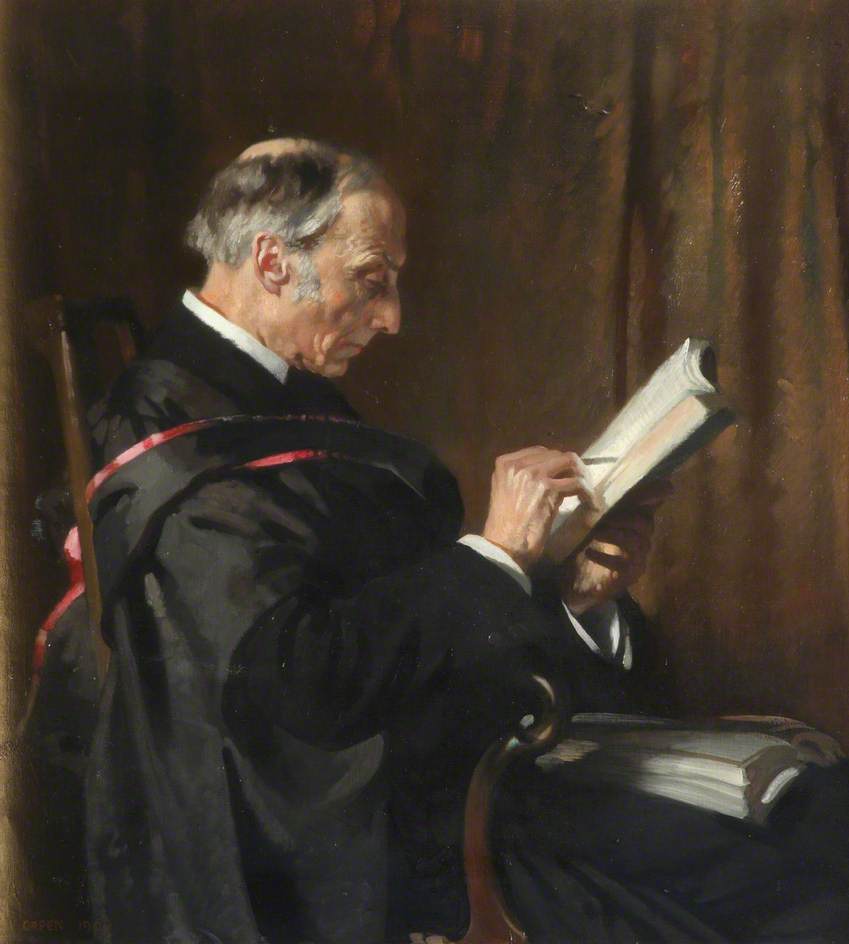 cipal and Vice-Chancellor by Sir William Orpen, R.A., R.H.A.,16x12(A3) Poster