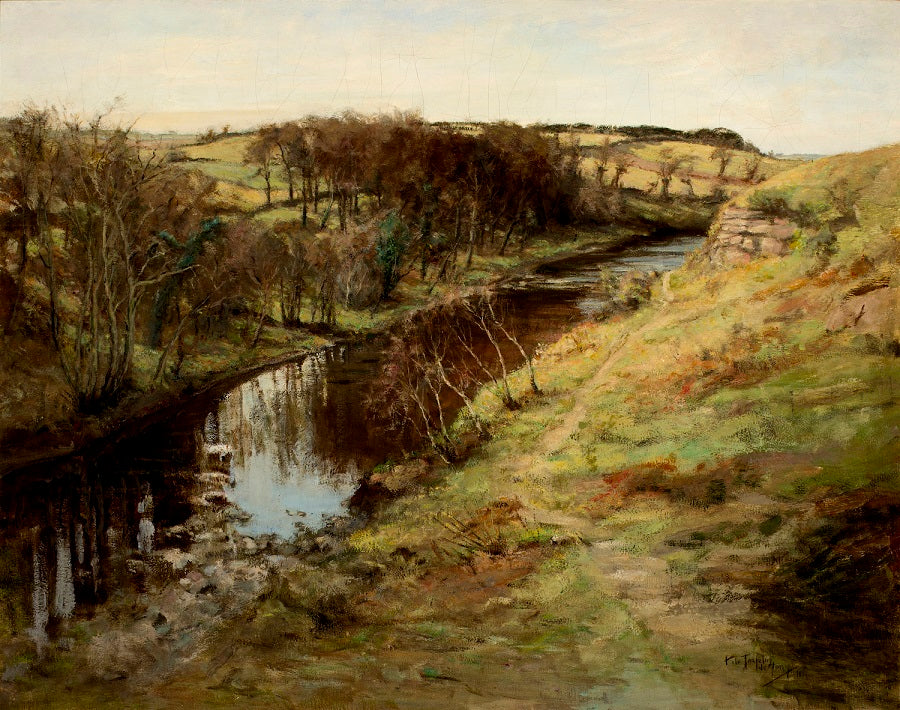 The trench at Cottessen by Pieter de Josselin de Jong,A3(16x12")Poster